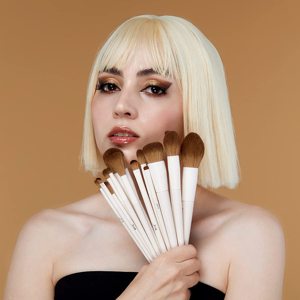 14-Piece Premium Synthetic Makeup Brush Set 