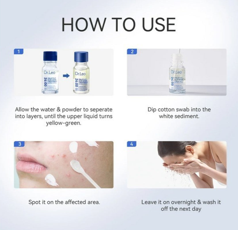 Dr.Leo Salicylic Acid Acne Serum 10Ml – anti Acne, Scar & Pimple Treatment
