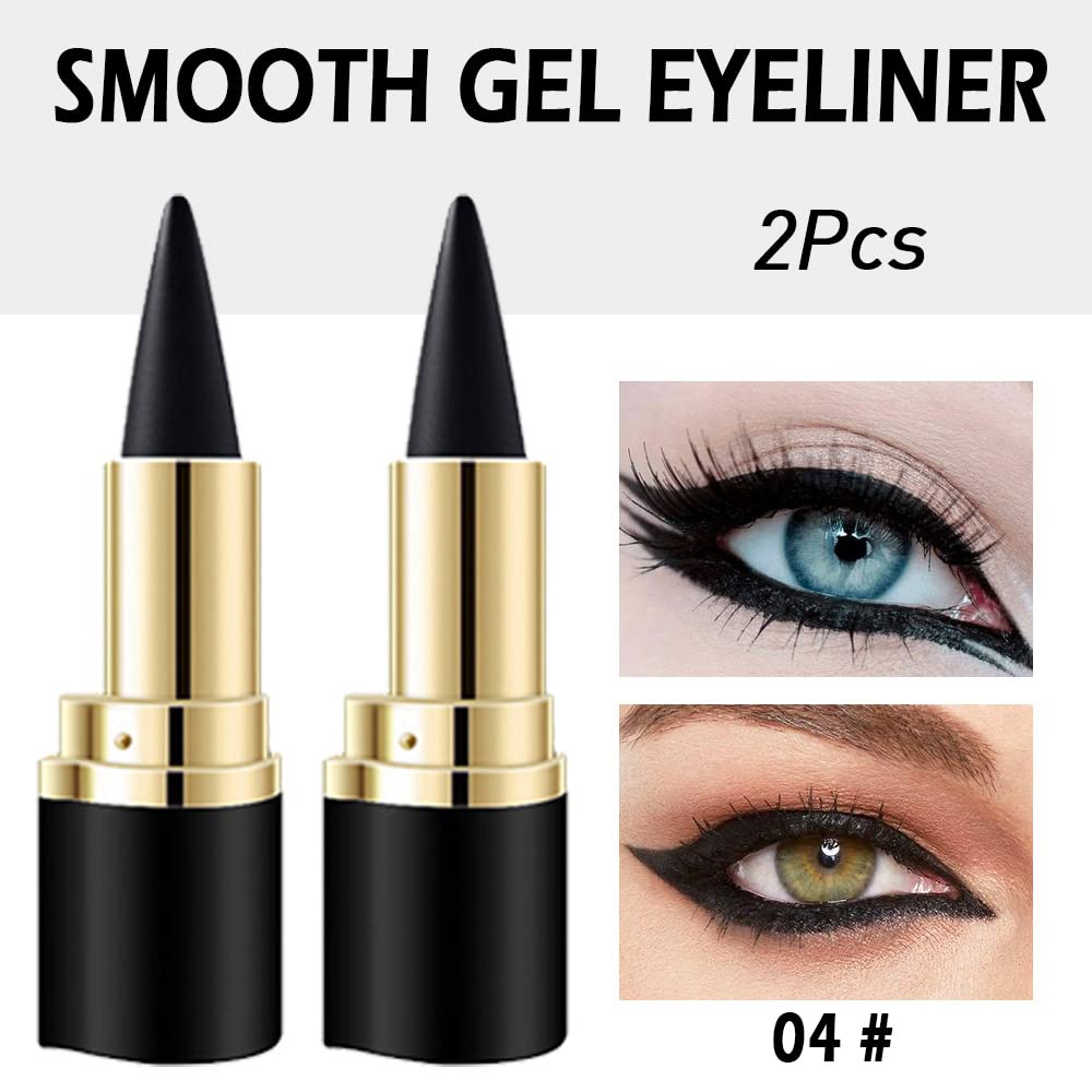 Waterproof Gel Eyeliner Pencil Set – Classic Black