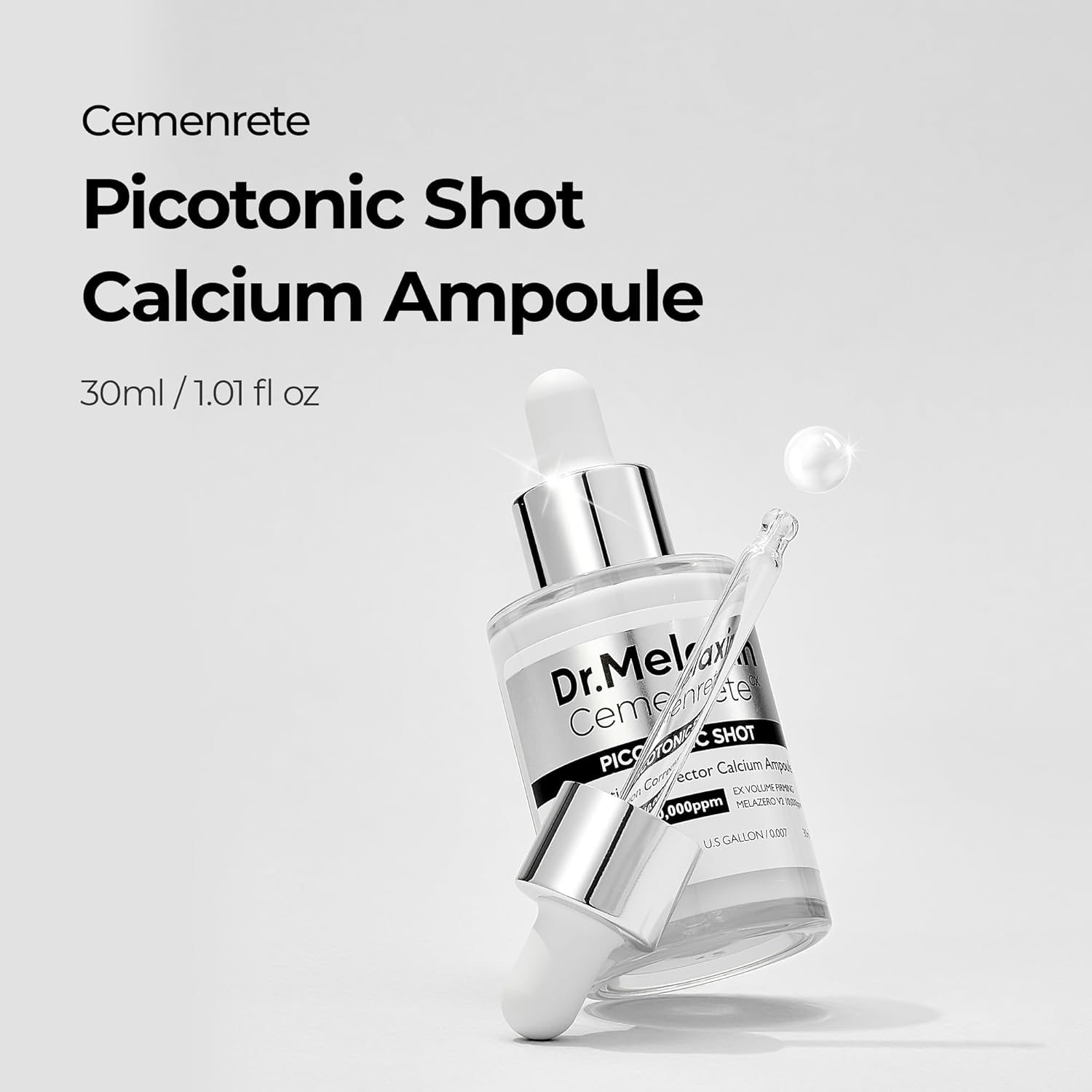 Cemenrete Picotonic Shot Calcium Serum for Dark Spots & Uneven Tone